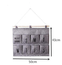 Load image into Gallery viewer, Multi functional 8 - 12  pockets hanging storage bag