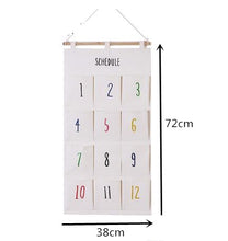 Load image into Gallery viewer, Multi functional 8 - 12  pockets hanging storage bag