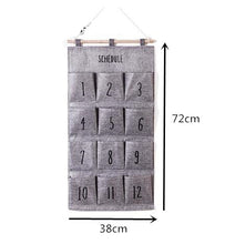 Load image into Gallery viewer, Multi functional 8 - 12  pockets hanging storage bag