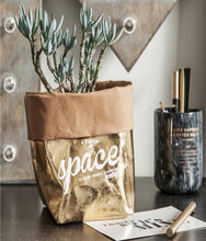 Load image into Gallery viewer, Washable Kraft Paper Storage Bag