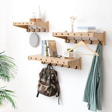 Load image into Gallery viewer, Modern Style Bamboo Coat Racks