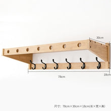 Load image into Gallery viewer, Modern Style Bamboo Coat Racks