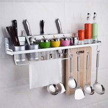 Load image into Gallery viewer, Wall Mounted Pot Pan Rack Multifunctional