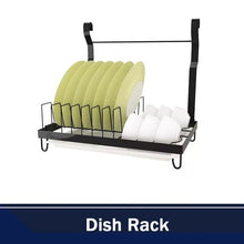Load image into Gallery viewer, Stainless Steel Dish Rack Wall Kitchen Y