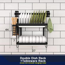Load image into Gallery viewer, Stainless Steel Dish Rack Wall Kitchen Y