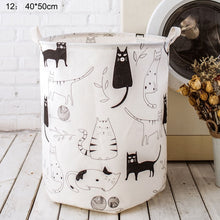 Load image into Gallery viewer, Folding Laundry Basket Cartoon