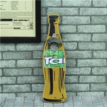 Load image into Gallery viewer, Wooden Wall Bottle Opener Retro Beer Bottle Opener