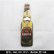 Load image into Gallery viewer, Wooden Wall Bottle Opener Retro Beer Bottle Opener