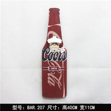 Load image into Gallery viewer, Wooden Wall Bottle Opener Retro Beer Bottle Opener