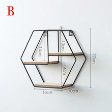 Load image into Gallery viewer, Nordic Wooden Iron Storage