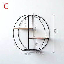 Load image into Gallery viewer, Nordic Wooden Iron Storage