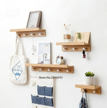 Load image into Gallery viewer, Porch clothes hooks racks wall hangings