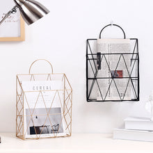 Load image into Gallery viewer, Nordic Rose Gold Iron Desktop Books