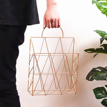 Load image into Gallery viewer, Nordic Rose Gold Iron Desktop Books