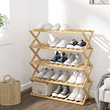 Load image into Gallery viewer, Household Multi-tier Bamboo Shoes Rack