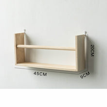 Load image into Gallery viewer, Nordic Style Wooden Storage Rack F