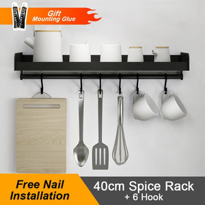 Punch-free Kitchen Rack
